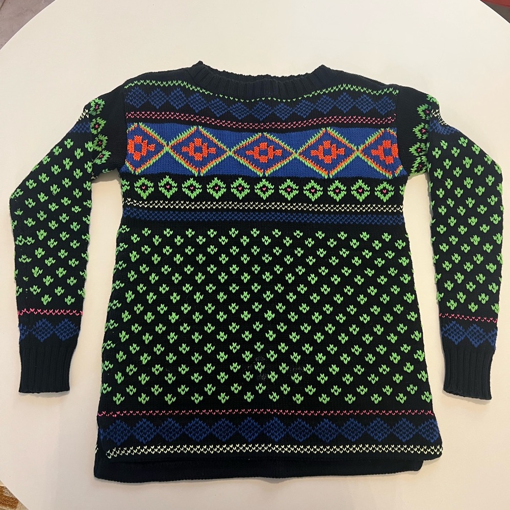 LAUREN Ralph Lauren neon ski sweater size xxs